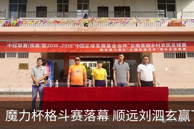 魔力杯格斗赛落幕 顺远刘泗玄赢下100公斤级